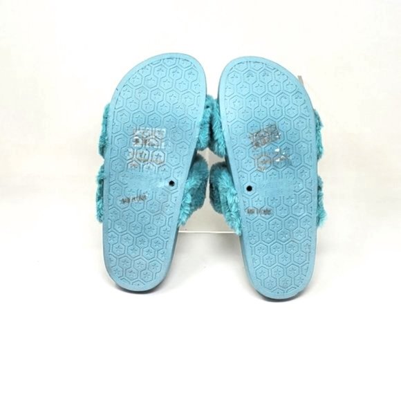 LAST PAIR🌺BAMBOO Faux Fur Slippers Sandals - Picture 6 of 6